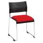 Stacking Chair with Upholstered Seat 